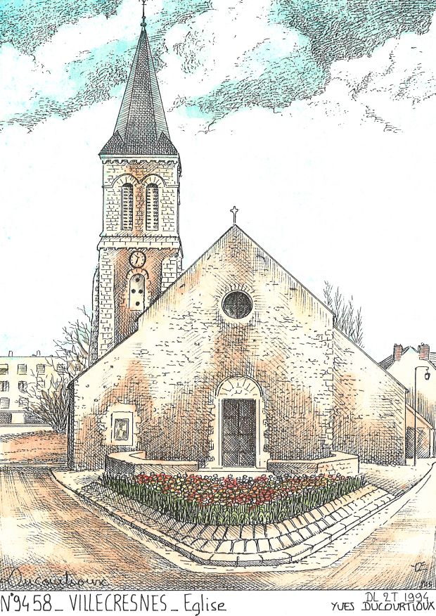 N 94058 - VILLECRESNES - église