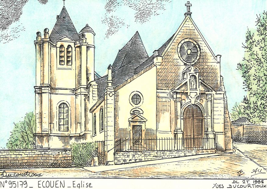 N 95179 - ECOUEN - église