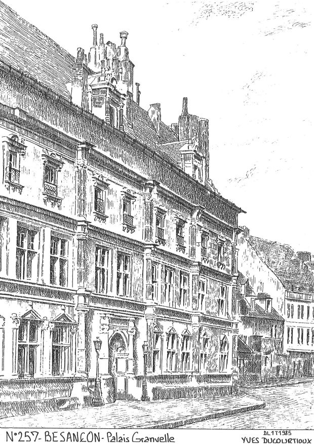 Cartes postales BESANCON - palais granvelle