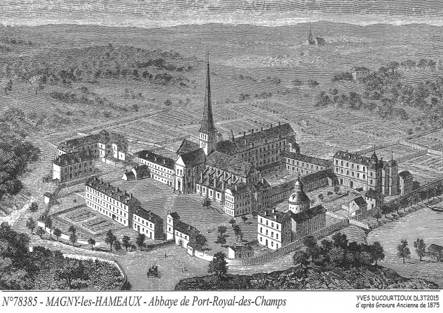 Cartes postales MAGNY LES HAMEAUX - abbaye de port-royal-des-champ