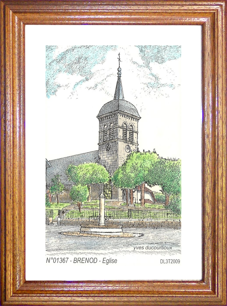 N 01367 - BRENOD - glise