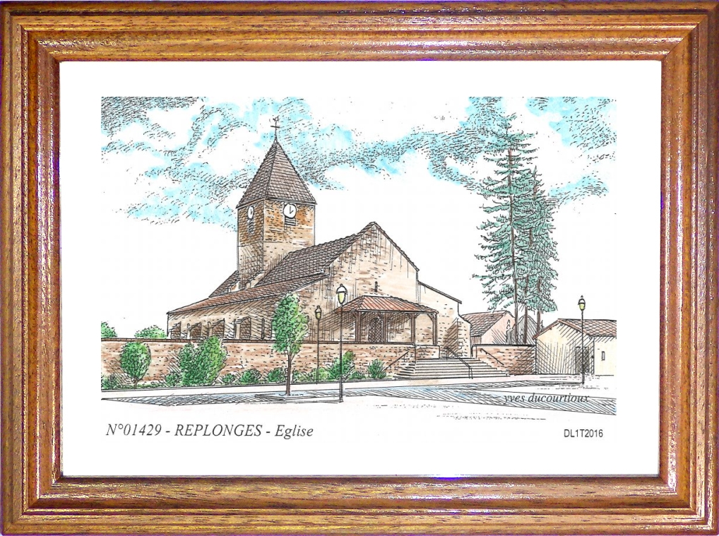 N 01429 - REPLONGES - glise