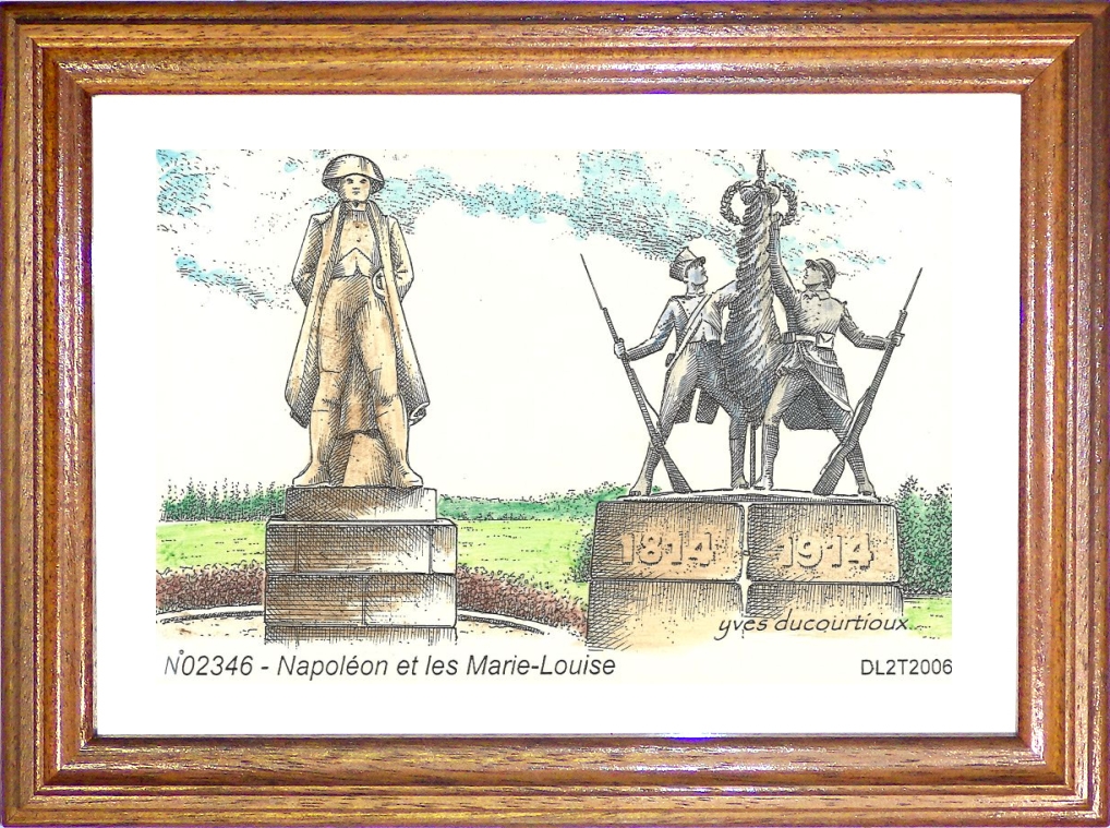 N 02346 - CORBENY - napolon et les marie louise