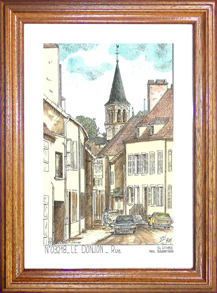 N 03218 - LE DONJON - rue