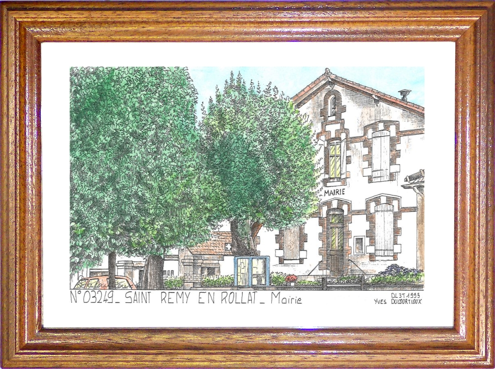 N 03249 - ST REMY EN ROLLAT - mairie