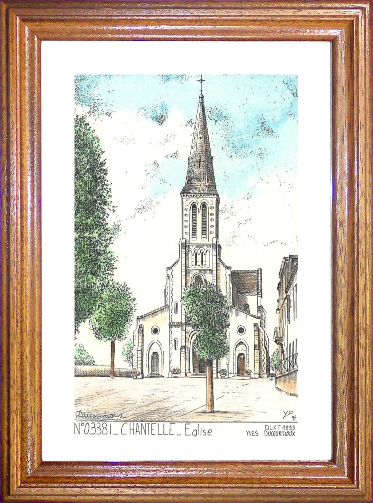 N 03381 - CHANTELLE - glise