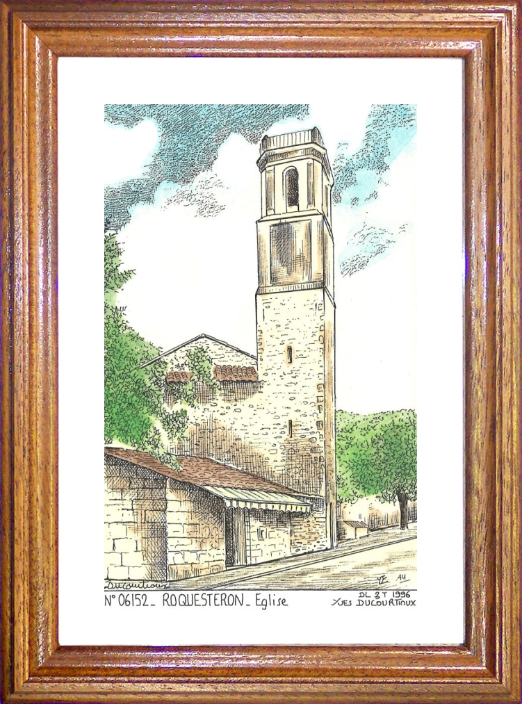 N 06152 - ROQUESTERON - glise