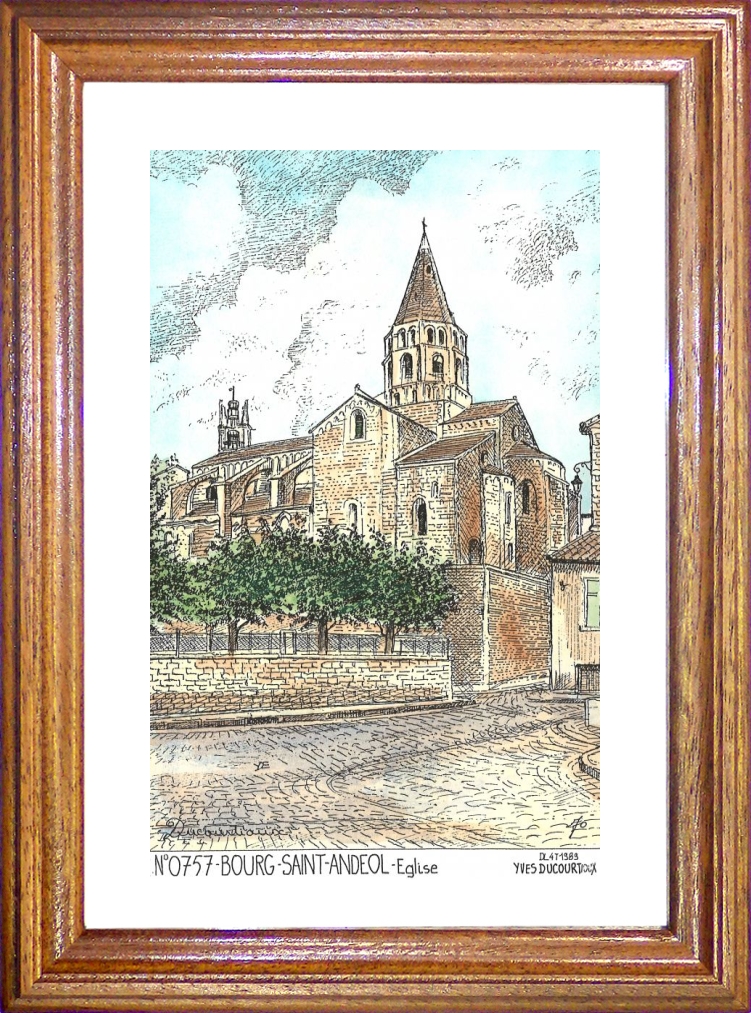 N 07057 - BOURG ST ANDEOL - glise