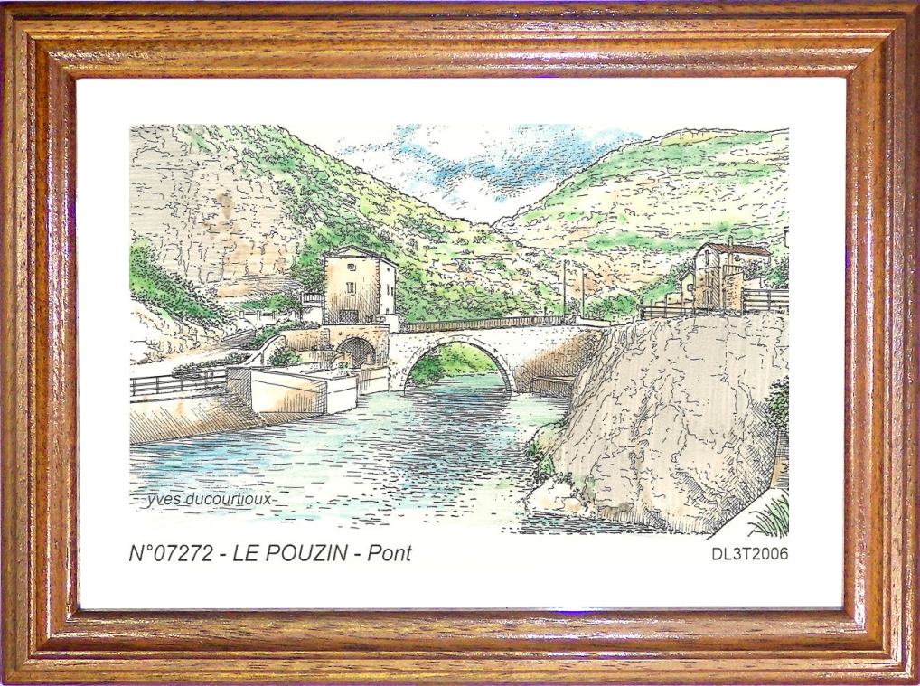 N 07272 - LE POUZIN - pont