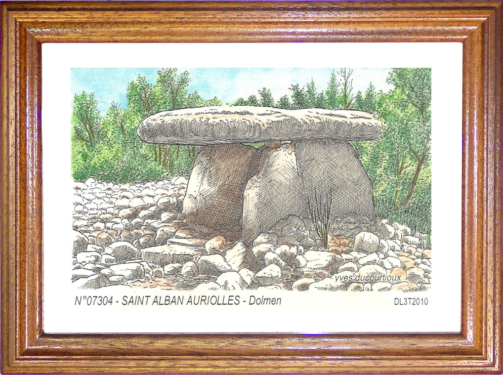 N 07304 - ST ALBAN AURIOLLES - dolmen