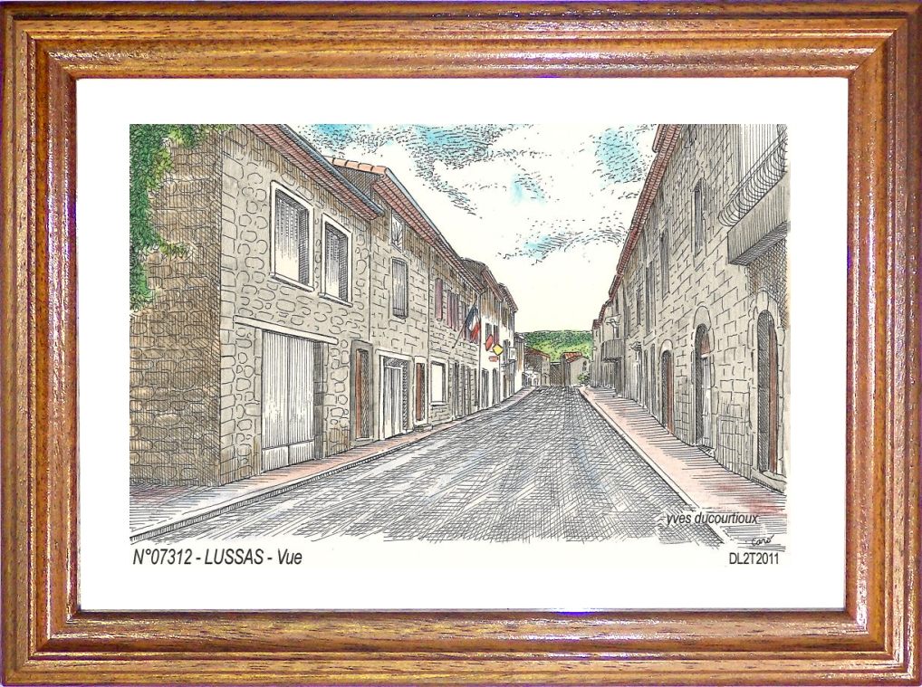 N 07312 - LUSSAS - vue