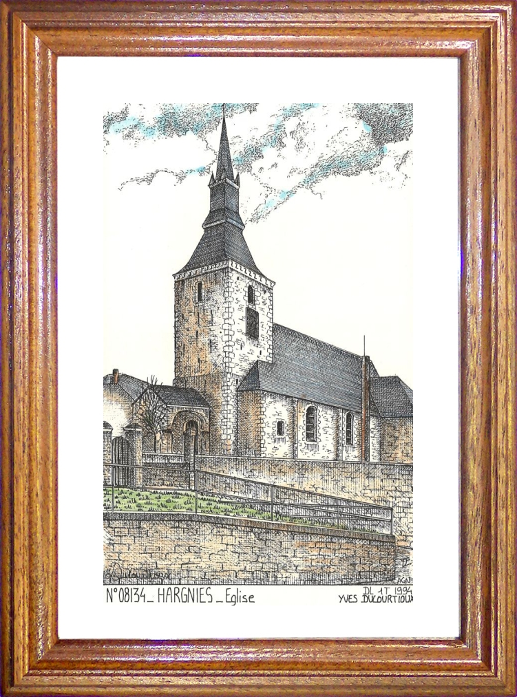 N 08134 - HARGNIES - glise