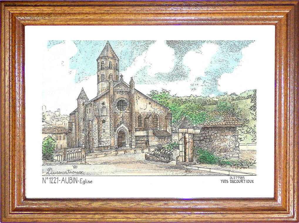 N 12021 - AUBIN - église