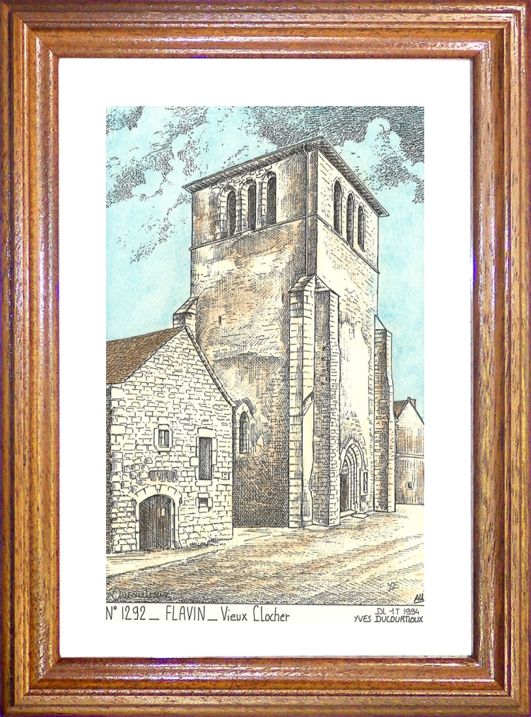 N 12092 - FLAVIN - vieux clocher