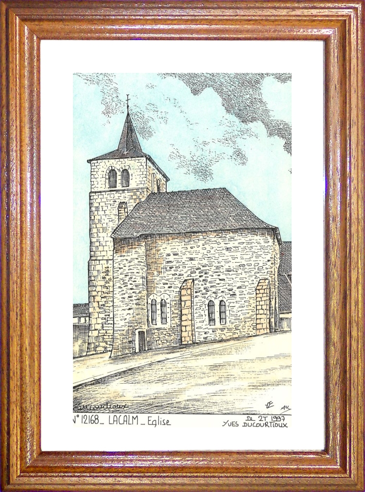 N 12168 - LACALM - église