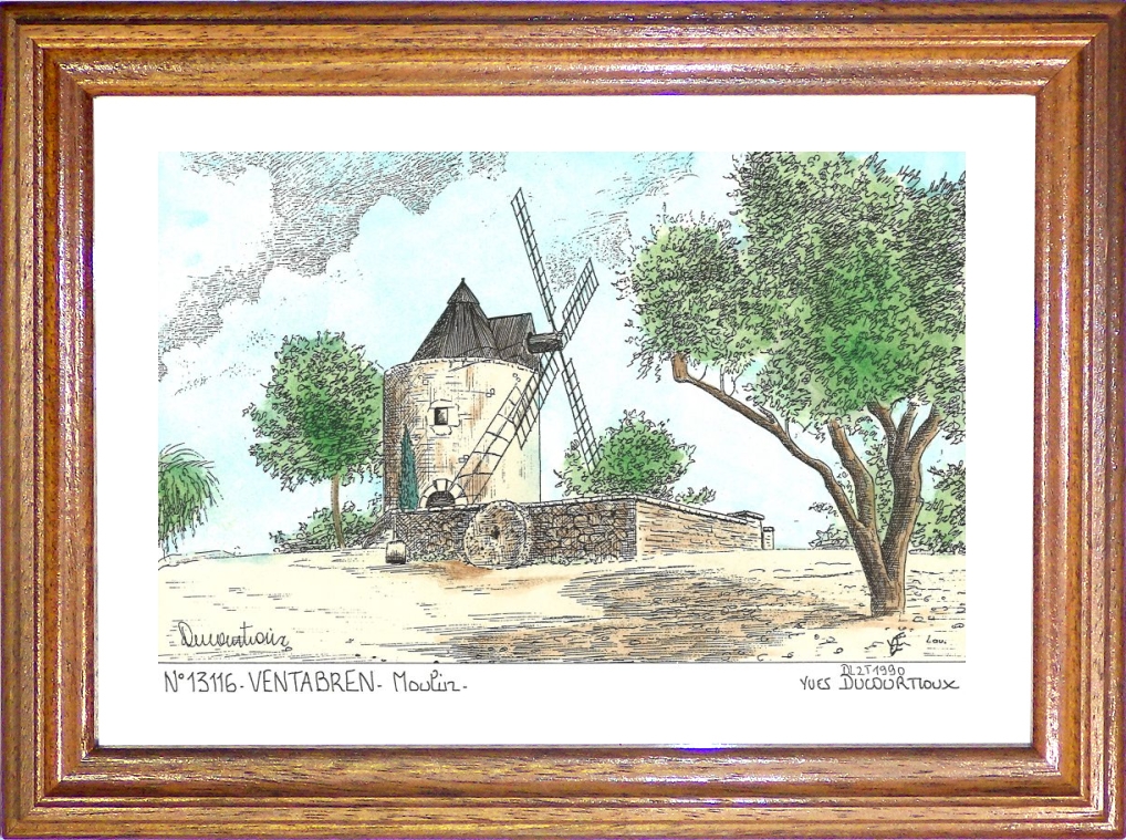 N 13116 - VENTABREN - moulin