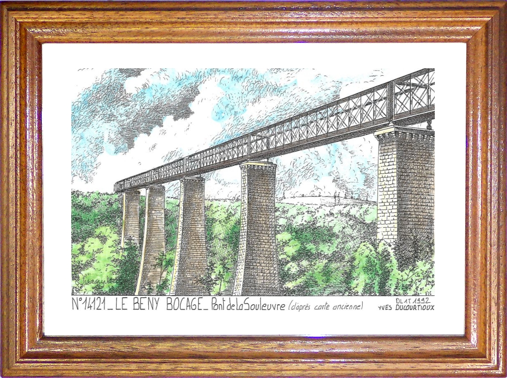 N 14121 - LE BENY BOCAGE - pont de la souleuvre