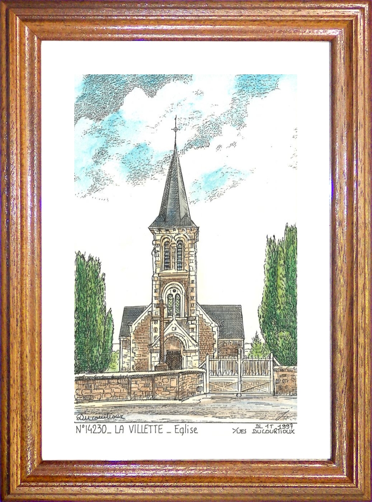 N 14230 - LA VILLETTE - église