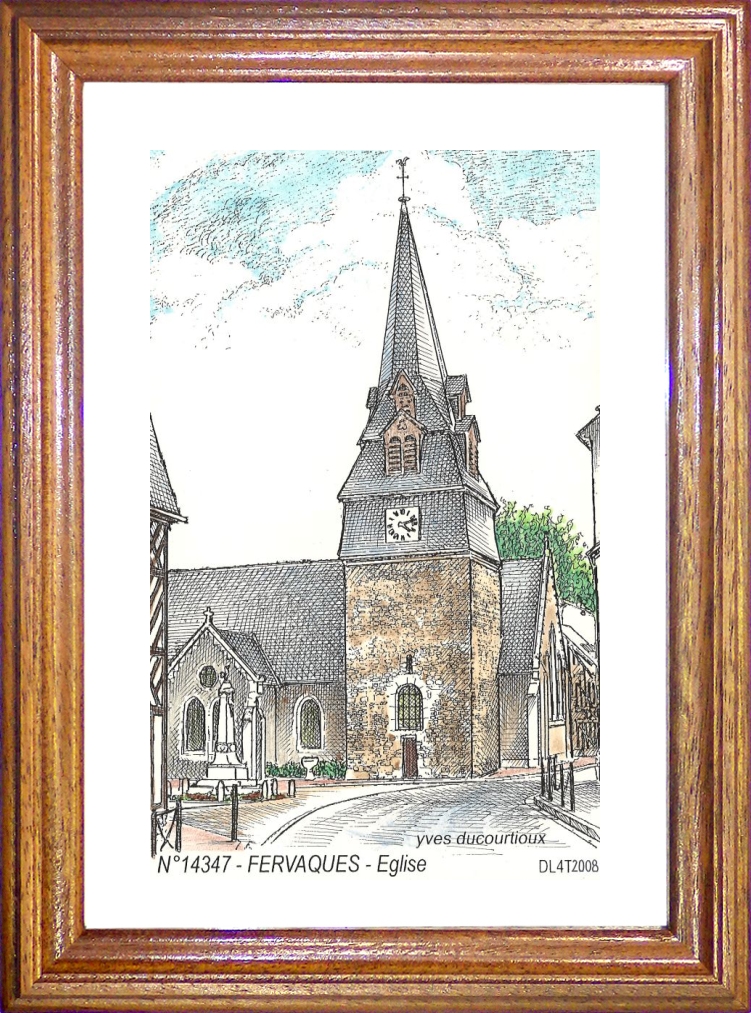 N 14347 - FERVAQUES - glise