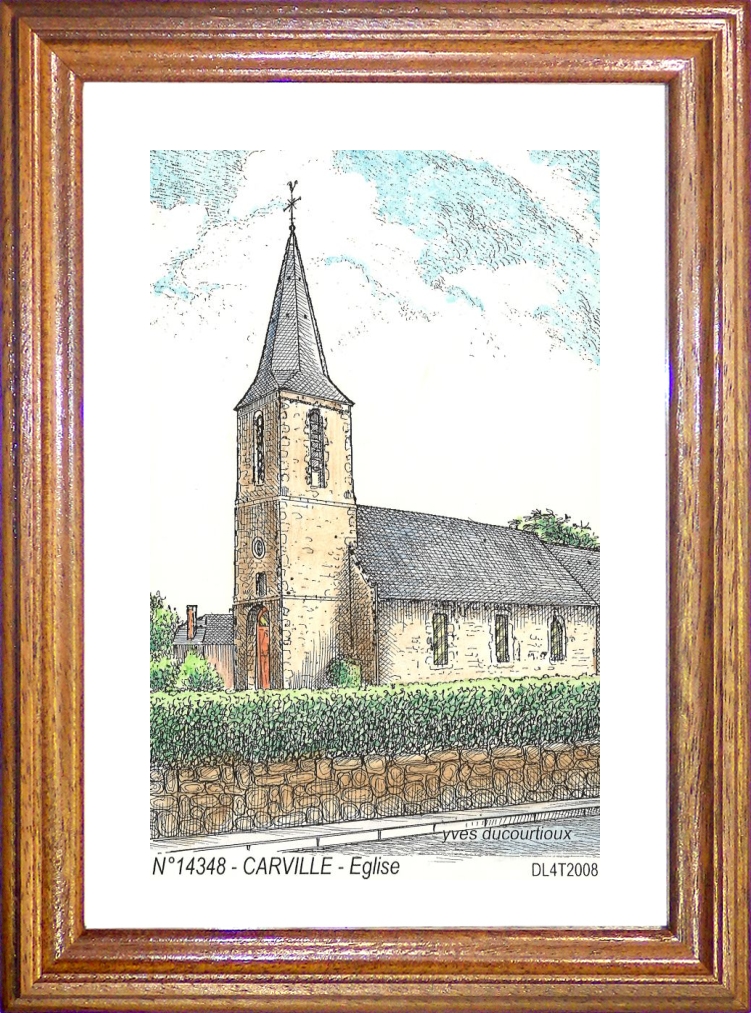 N 14348 - CARVILLE - glise