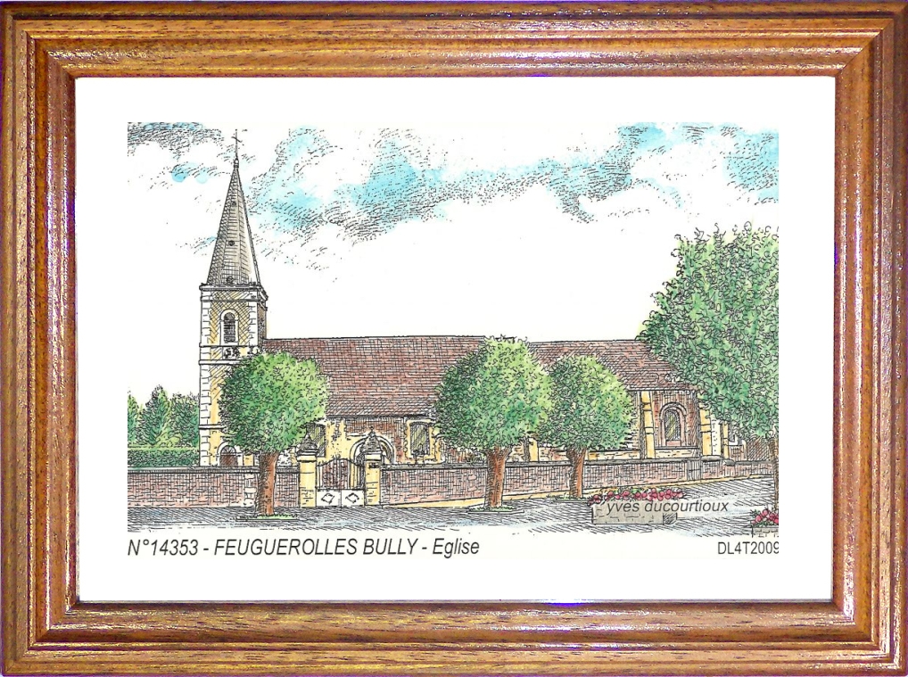 N 14353 - FEUGUEROLLES BULLY - glise