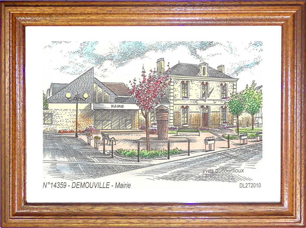 N 14359 - DEMOUVILLE - mairie