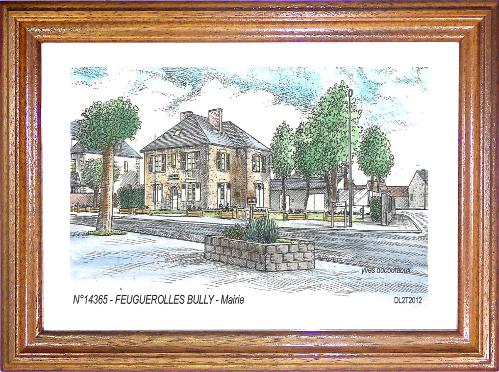 N 14365 - FEUGUEROLLES BULLY - mairie