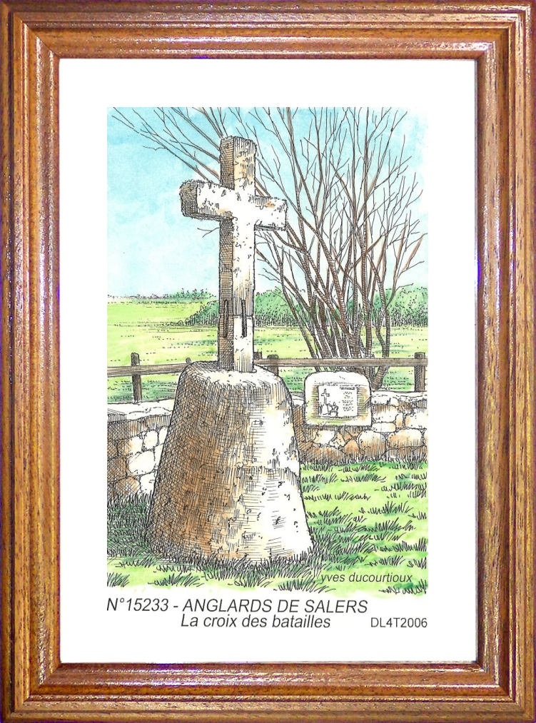 N 15233 - ANGLARDS DE SALERS - la croix des batailles