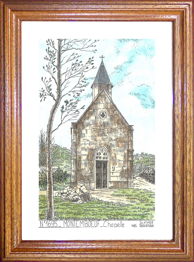 N 16095 - MONTEMBOEUF - chapelle