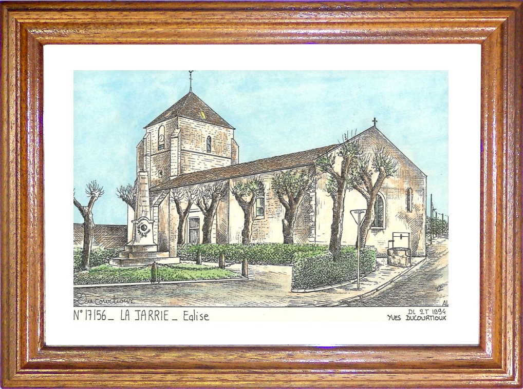 N 17156 - LA JARRIE - église