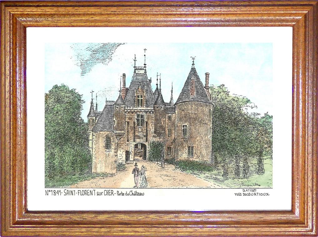 N 18041 - ST FLORENT SUR CHER - porte du château