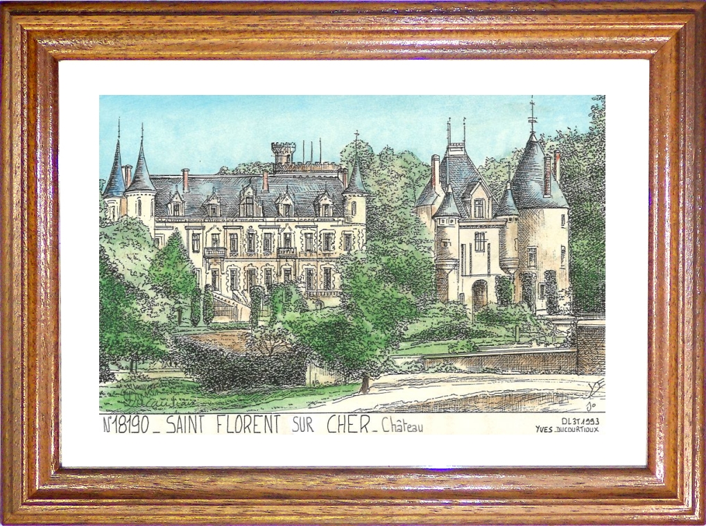 N 18190 - ST FLORENT SUR CHER - château