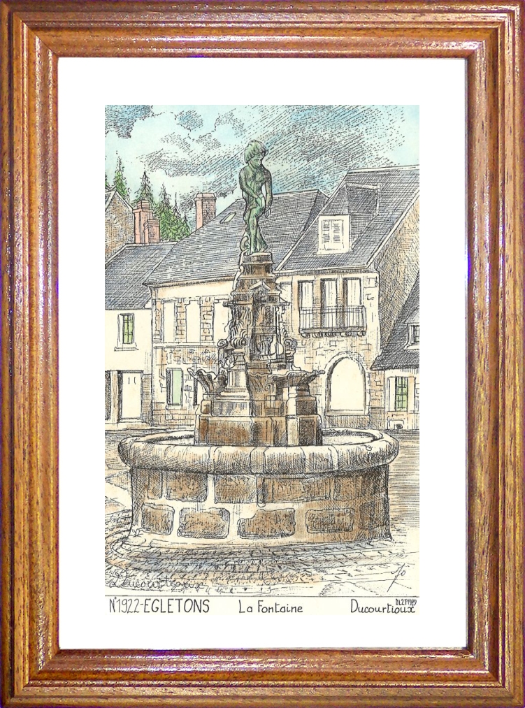 N 19022 - EGLETONS - la fontaine