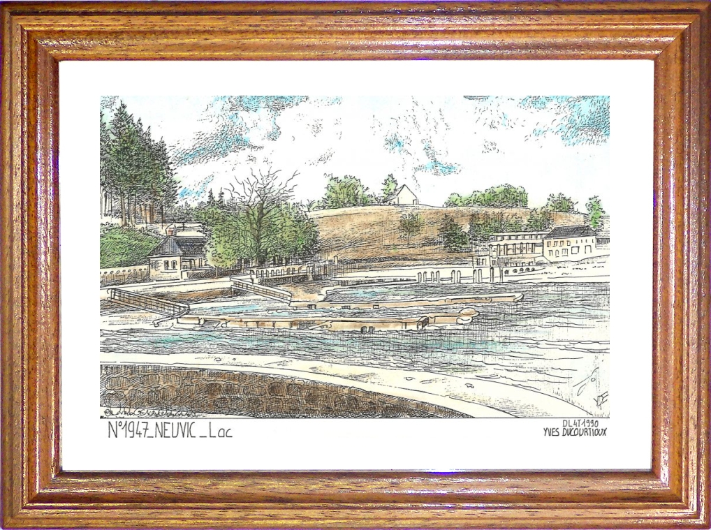 N 19047 - NEUVIC - lac