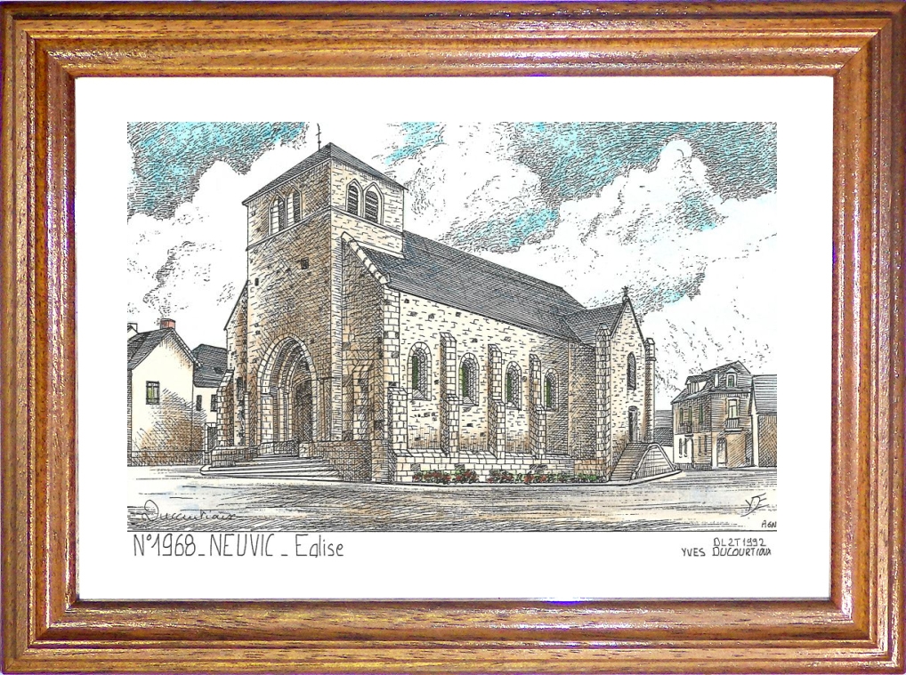 N 19068 - NEUVIC - église