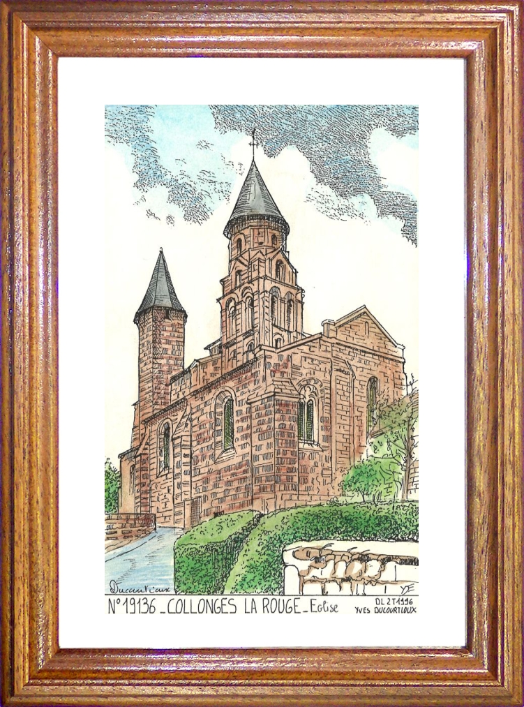 N 19136 - COLLONGES LA ROUGE - église