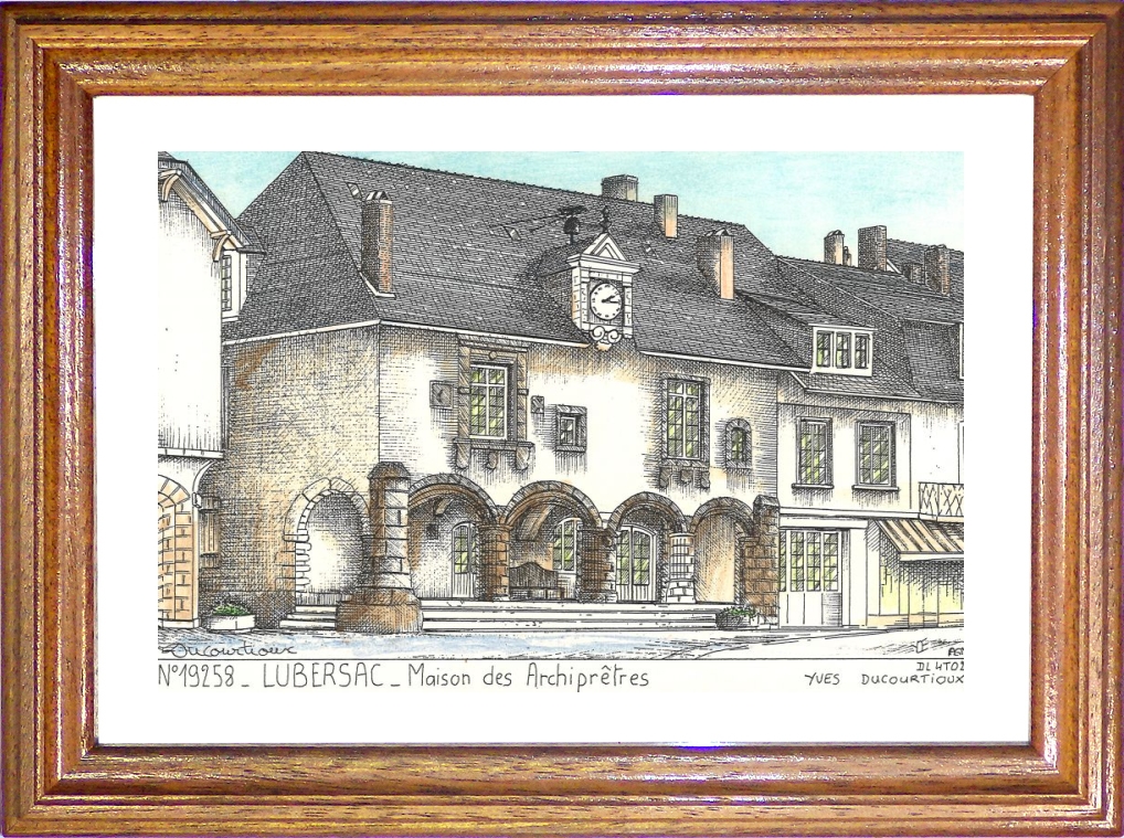 N 19258 - LUBERSAC - maison des archiprtres
