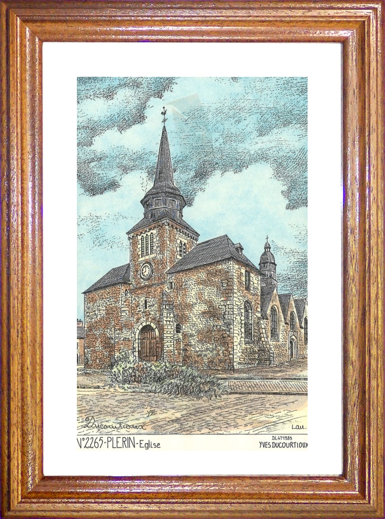 N 22065 - PLERIN - glise