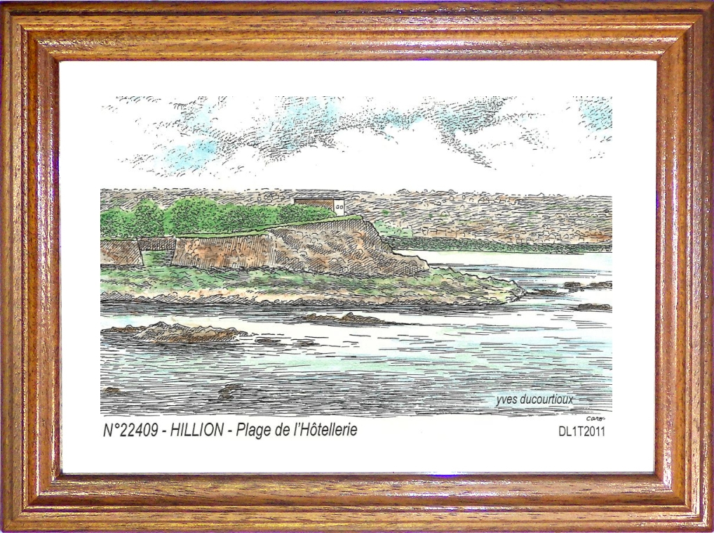 N 22409 - HILLION - plage de l htellerie