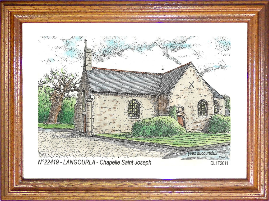 N 22419 - LANGOURLA - chapelle st joseph