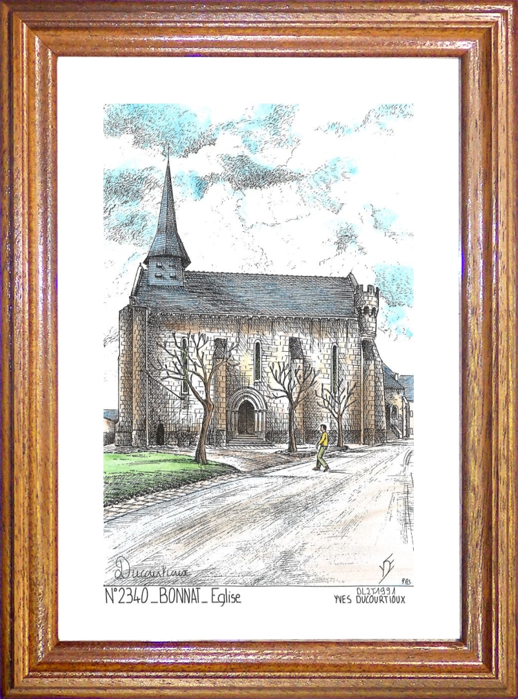 N 23040 - BONNAT - glise