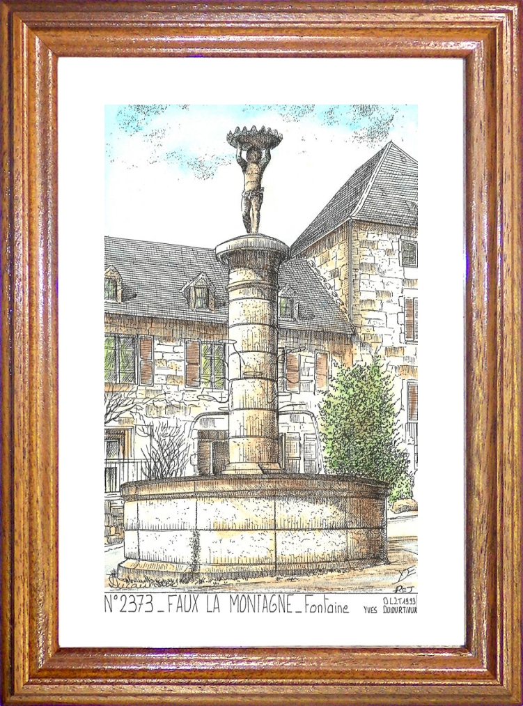N 23073 - FAUX LA MONTAGNE - fontaine