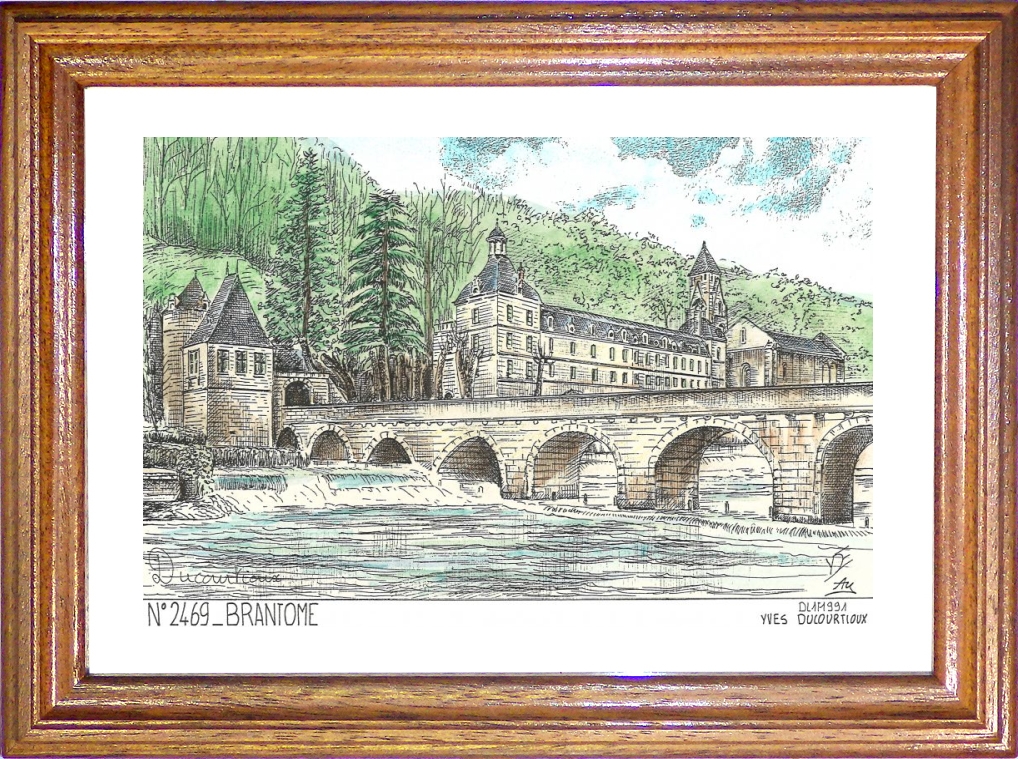 N 24069 - BRANTOME - vue