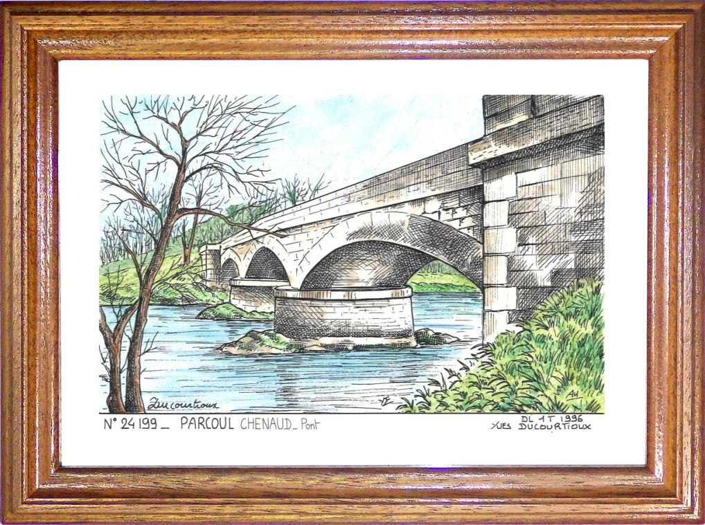 N 24199 - PARCOUL CHENAUD - pont