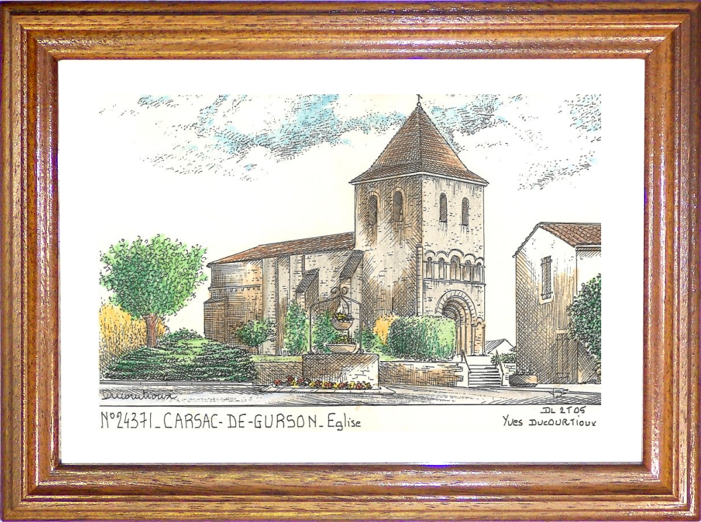 N 24371 - CARSAC DE GURSON - glise