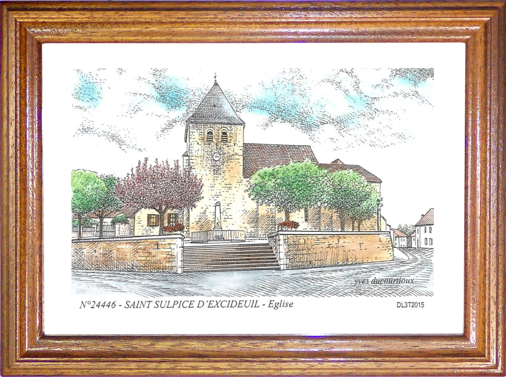 N 24446 - ST SULPICE D EXCIDEUIL - glise