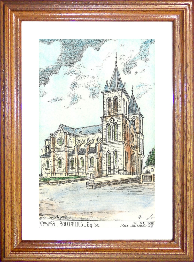 N 25253 - BOUJAILLES - glise