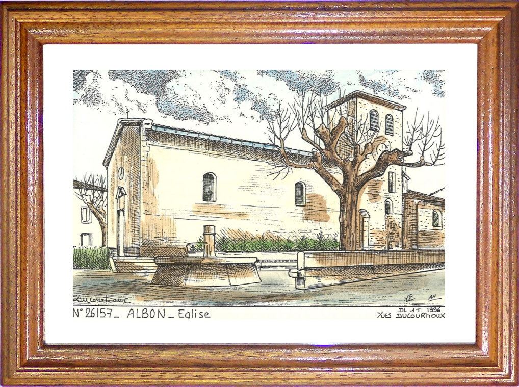 N 26157 - ALBON - église