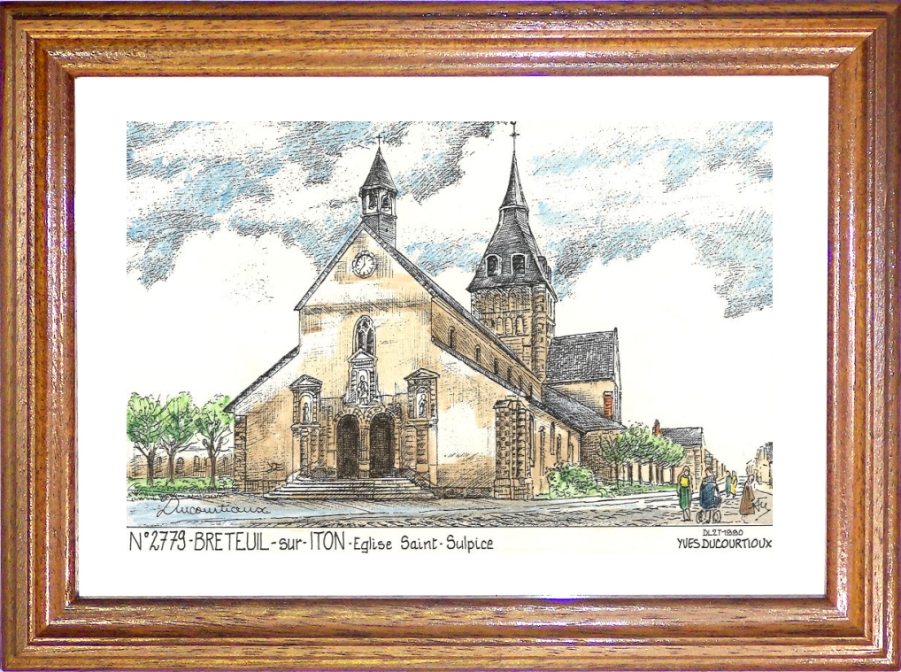 N 27079 - BRETEUIL SUR ITON - glise st sulpice