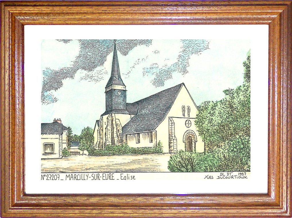 N 27207 - MARCILLY SUR EURE - glise